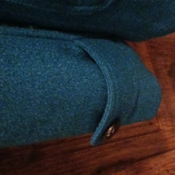 Wool-Blend Pea Coat/Small-Petite - Picture 3 of 6